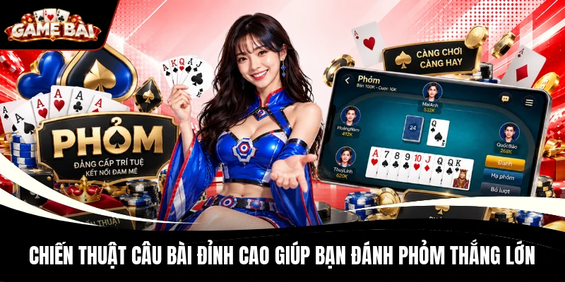 Chiến thuật câu bài đỉnh cao giúp bạn đánh Phỏm thắng lớn