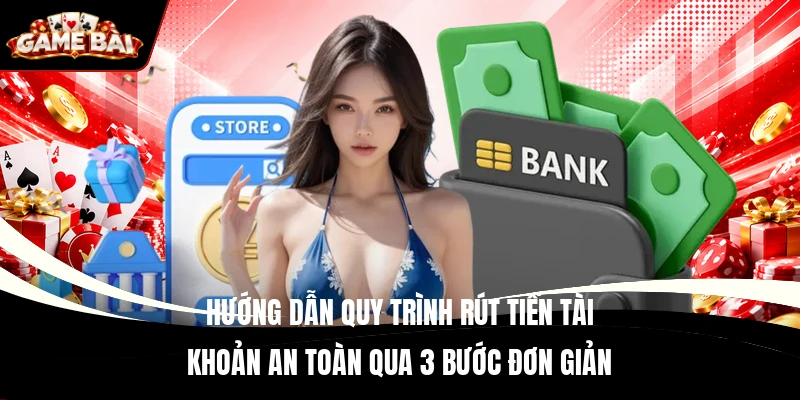 Hướng dẫn quy trình rút tiền tài khoản an toàn qua 3 bước đơn giản