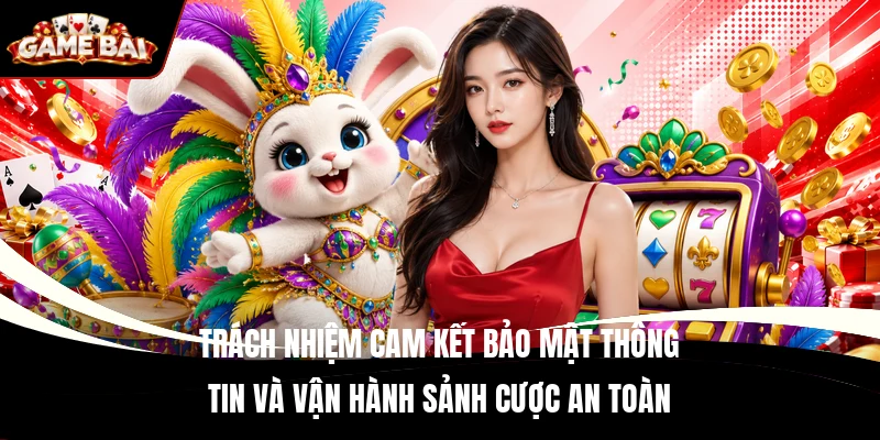 Trách nhiệm cam kết bảo mật thông tin và vận hành sảnh cược an toàn